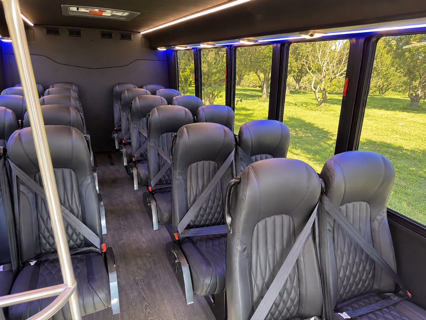 oxnard employee transportation onboard seating