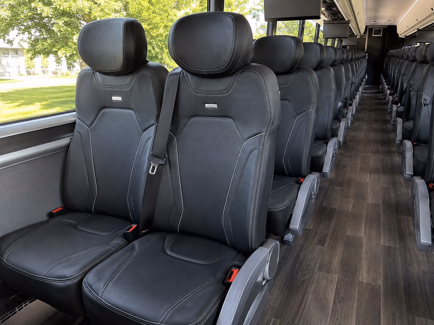 through a network of bus companies you can find wine tour transportation for groups of any size